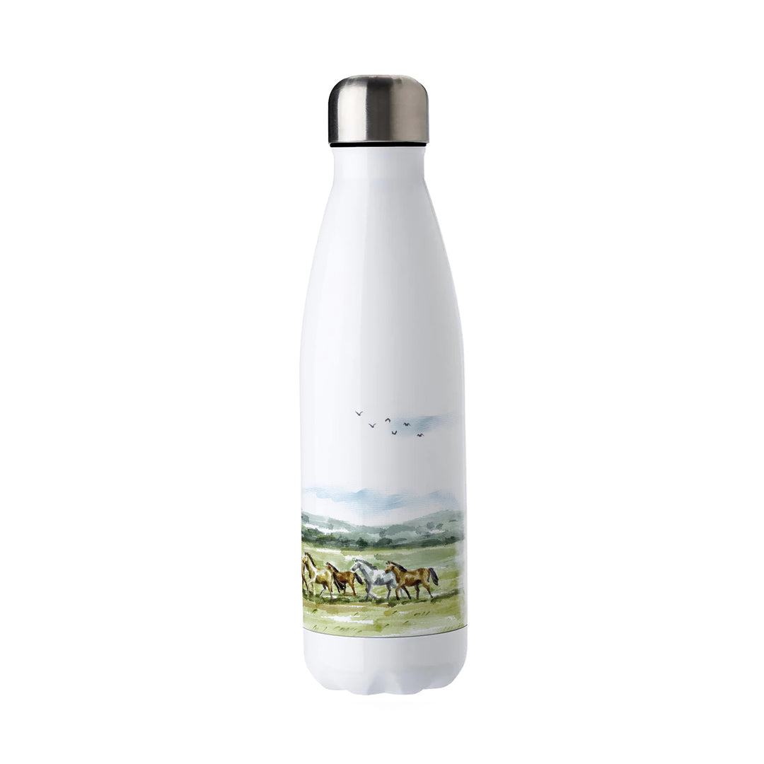 Purely Home Wild Horses Stainless Steel Water Bottle