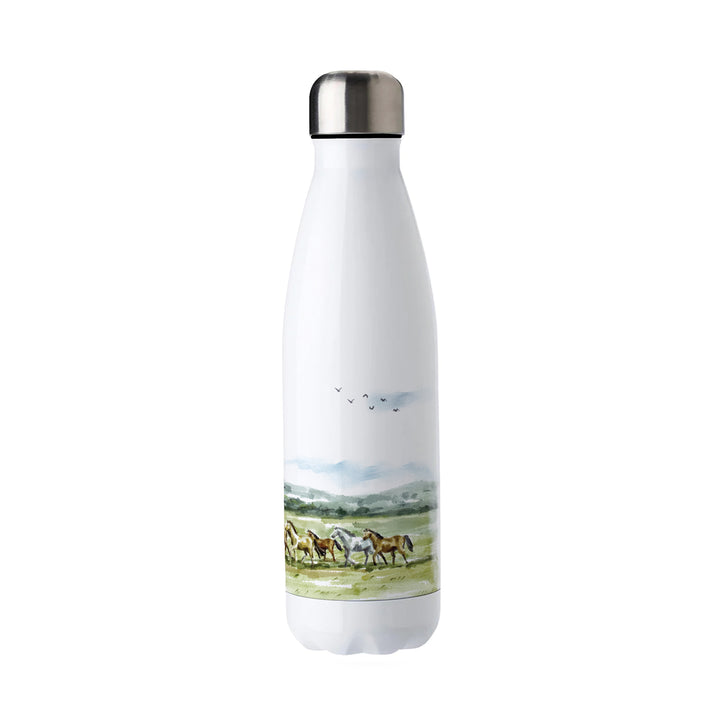 Purely Home Wild Horses Stainless Steel Water Bottle