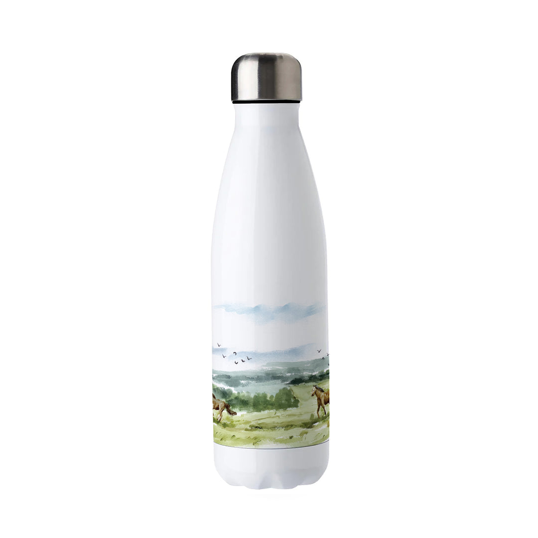 Purely Home Wild Horses Stainless Steel Water Bottle