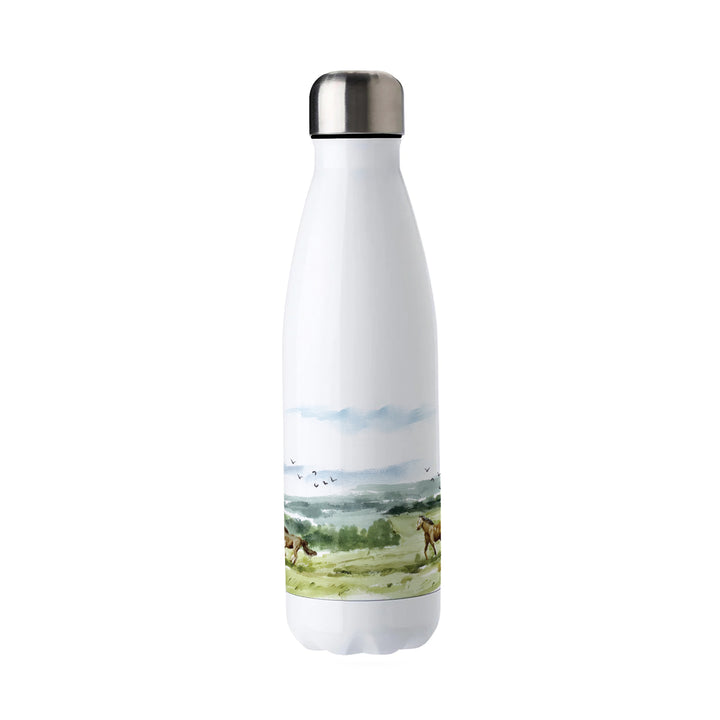 Purely Home Wild Horses Stainless Steel Water Bottle