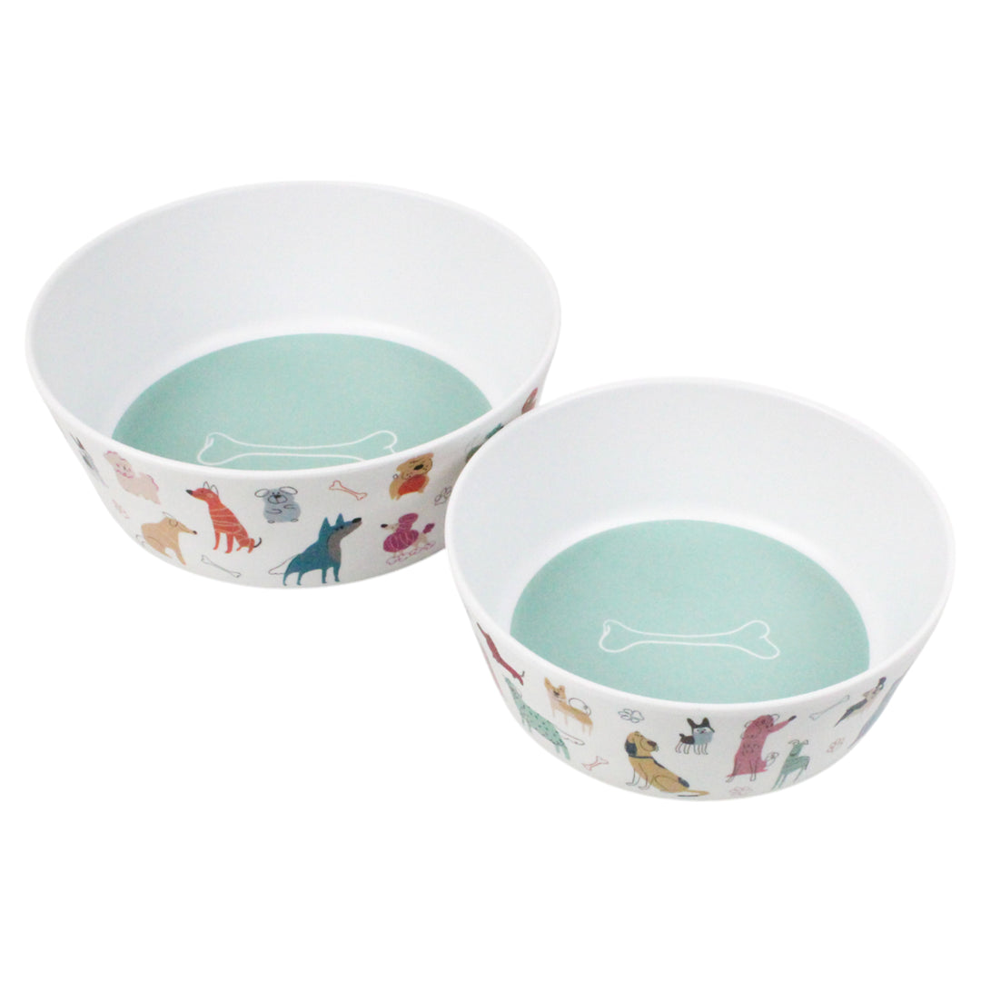 Dog Doodles Melamine Pet Bowl - Large