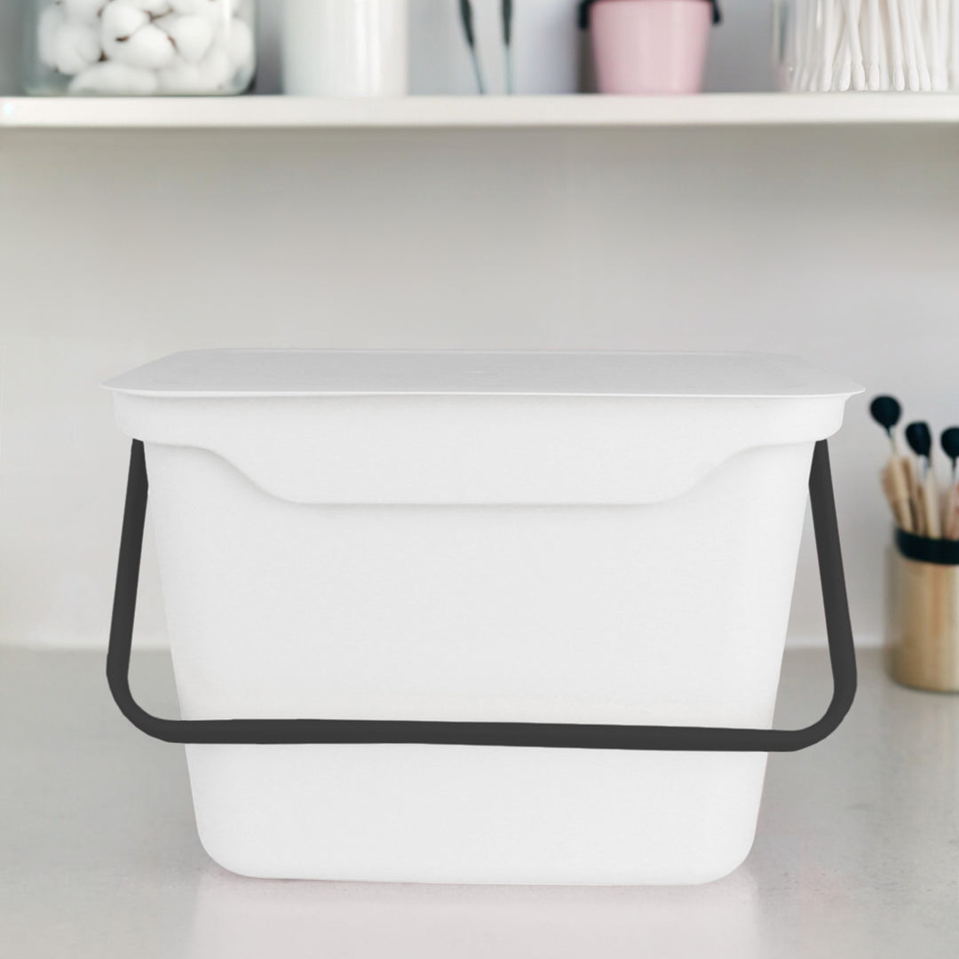 Easy Eco White Kitchen Caddy - 5L Size