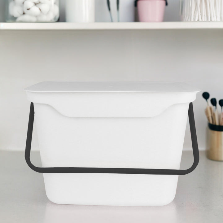 Easy Eco White Kitchen Caddy - 5L Size