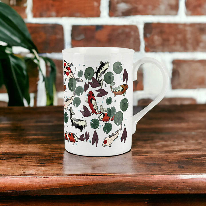 Purely Home Koi Fish Bone China Mug