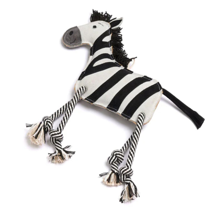 Green & Wilds Eco Dog Toy - Zambezi The Zebra