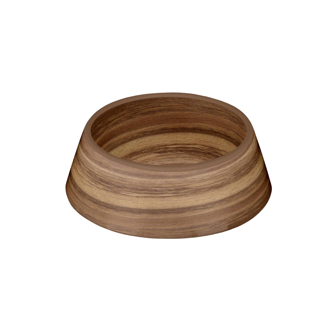 Acacia Wood Melamine Pet Bowl - Medium