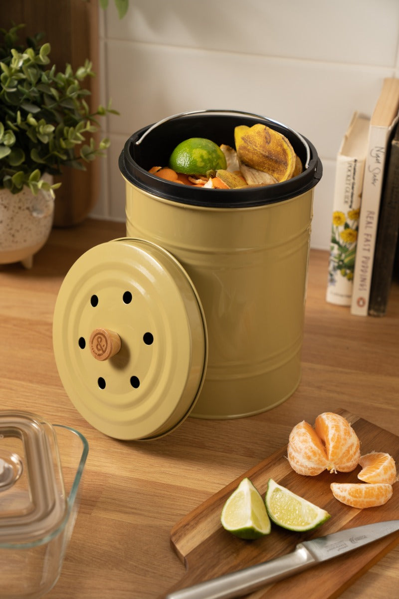 Captivate Olive Green Food Waste Caddy