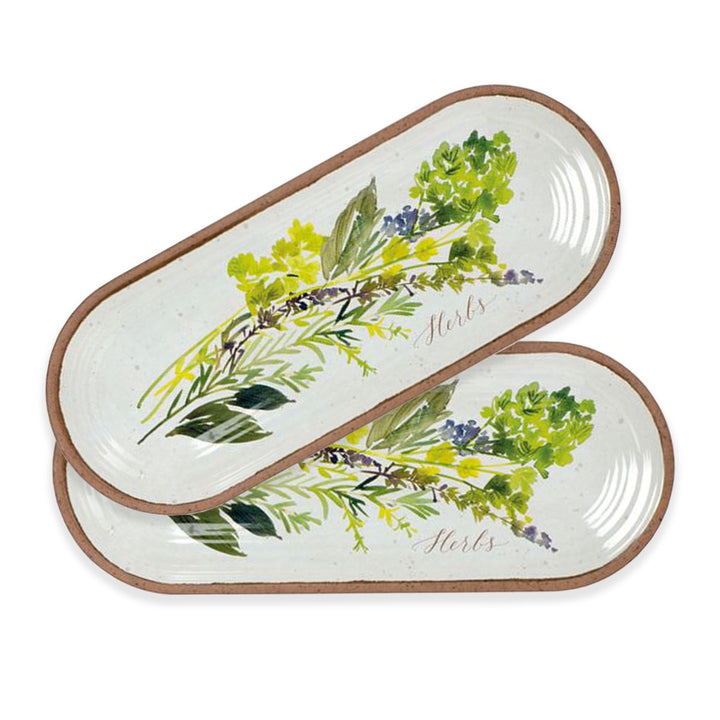 Alfresco Melamine Oval Appetiser Trays