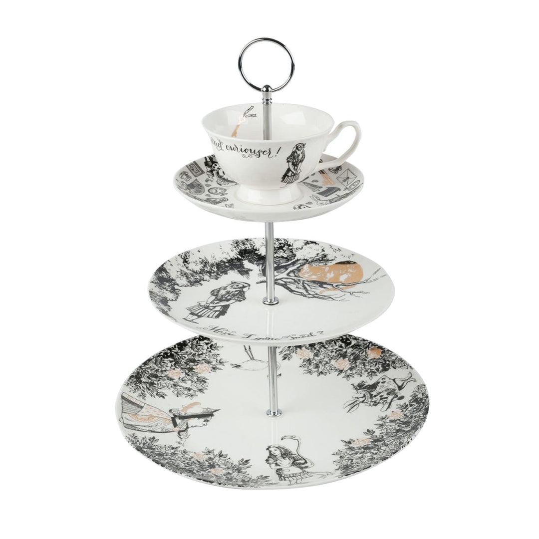 Victoria & Albert Alice in Wonderland Three-Tier Cake Serving Stand