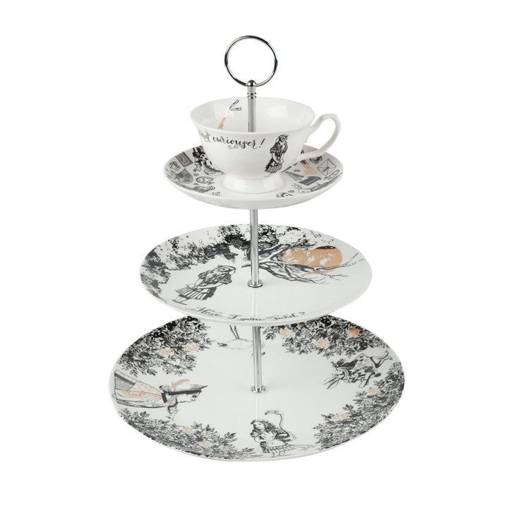 Victoria & Albert Alice in Wonderland Three-Tier Cake Serving Stand