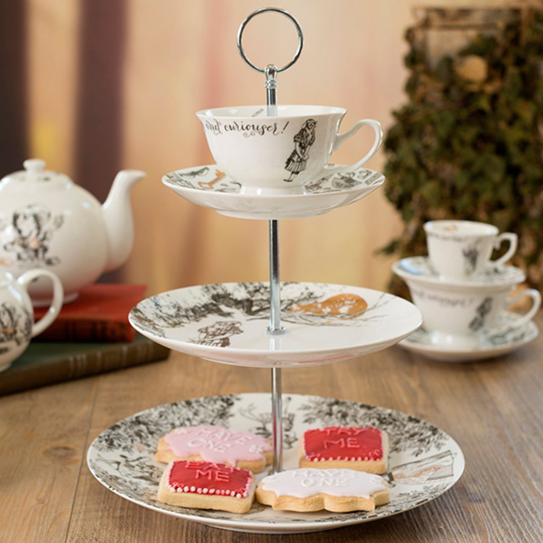 Victoria & Albert Alice in Wonderland Three-Tier Cake Serving Stand