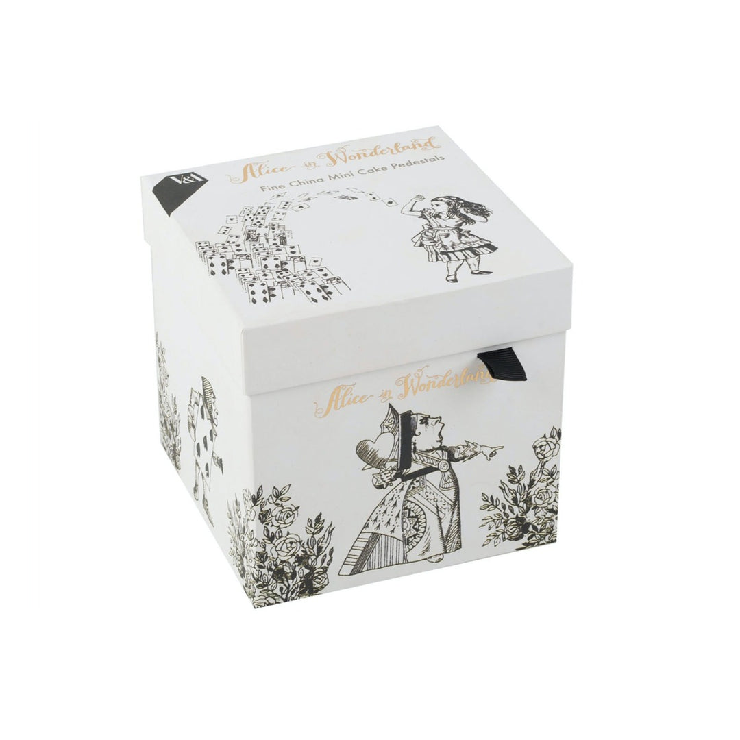 Victoria & Albert Alice in Wonderland Mini Cake Pedestals Set