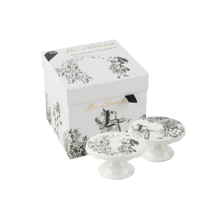 Victoria & Albert Alice in Wonderland Mini Cake Pedestals Set