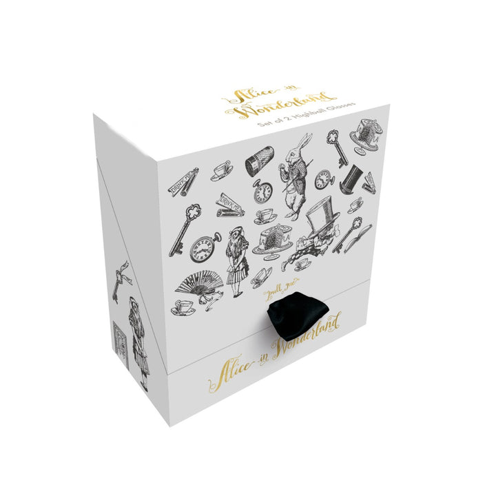 Victoria & Albert Alice In Wonderland Highball Glasses Set