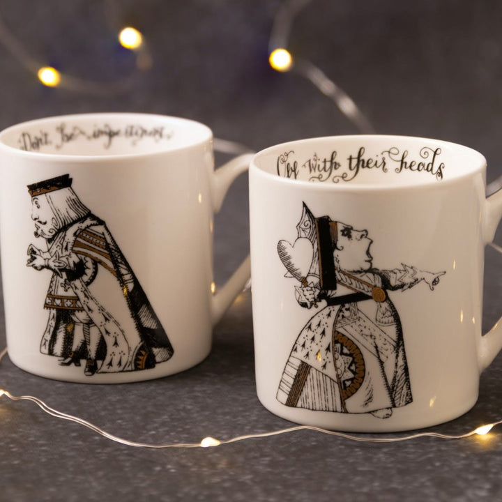 Victoria & Albert Alice in Wonderland 'His & Hers' Mug Set