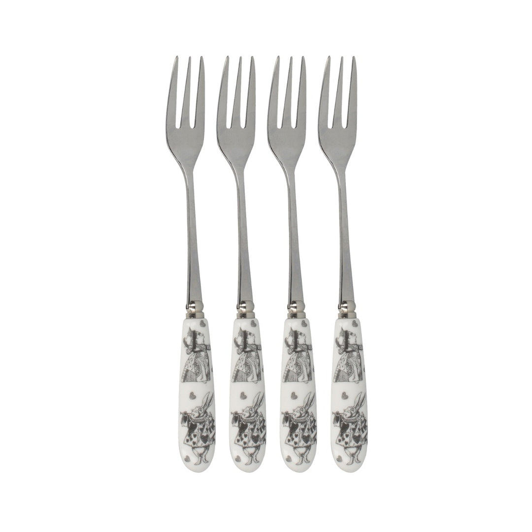 Victoria & Albert Alice in Wonderland Pastry/Cake Forks Set