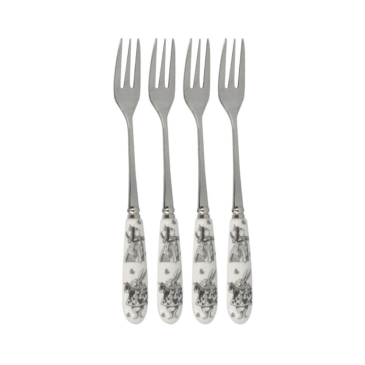 Victoria & Albert Alice in Wonderland Pastry/Cake Forks Set