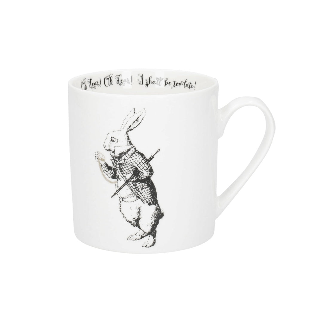 Victoria & Albert Alice in Wonderland Can Mug - White Rabbit