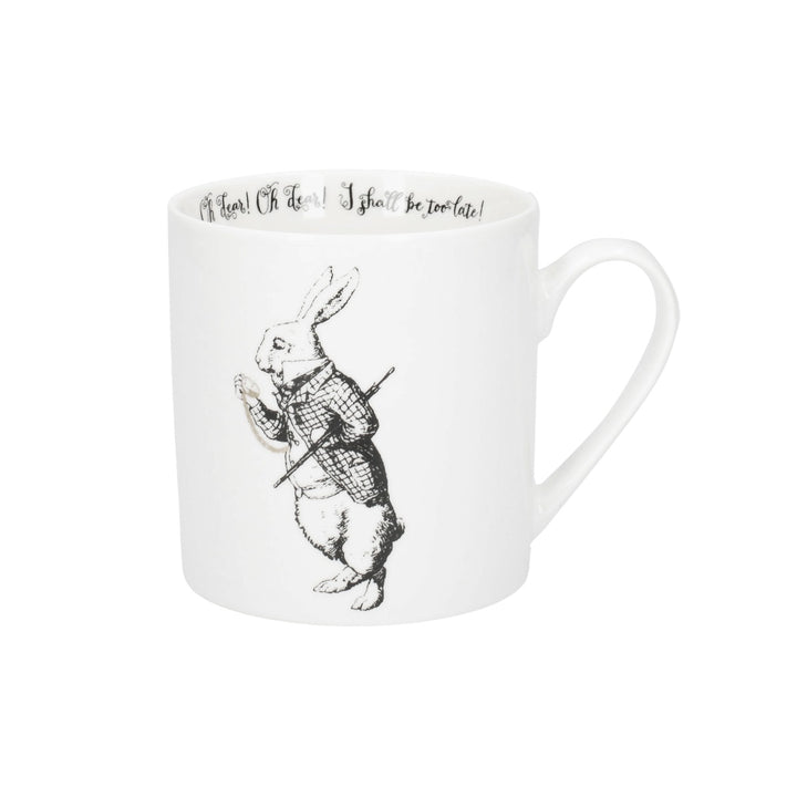 Victoria & Albert Alice in Wonderland Can Mug - White Rabbit