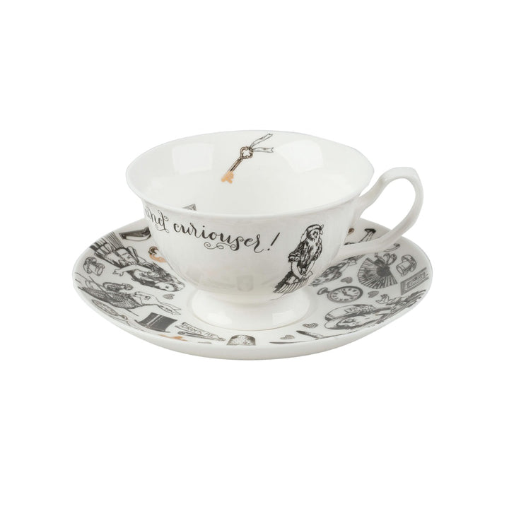 fine china teacup and saucer