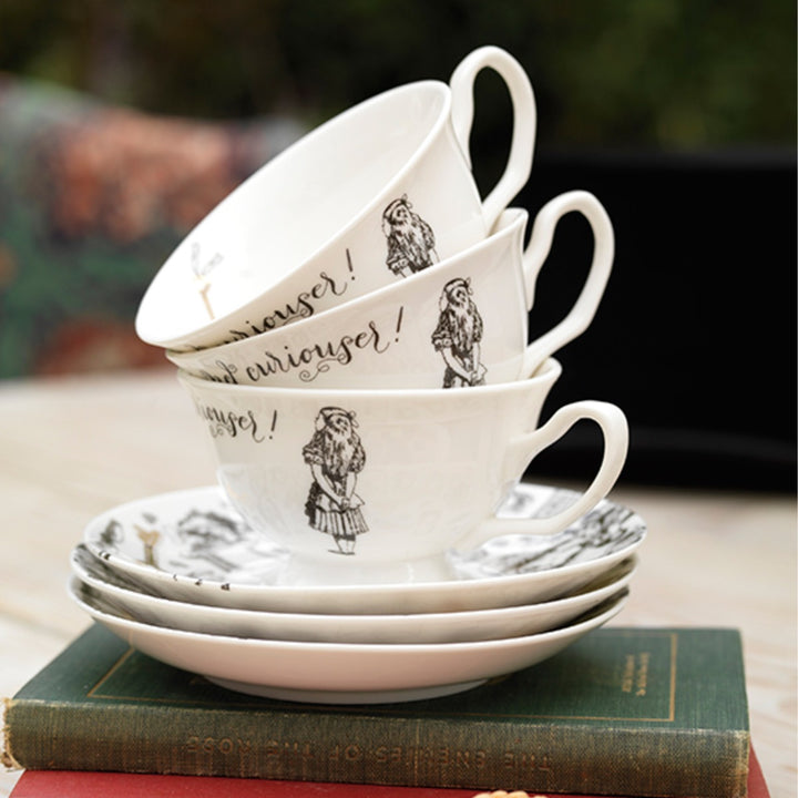 Victoria & Albert Alice in Wonderland Tea Cup & Saucer