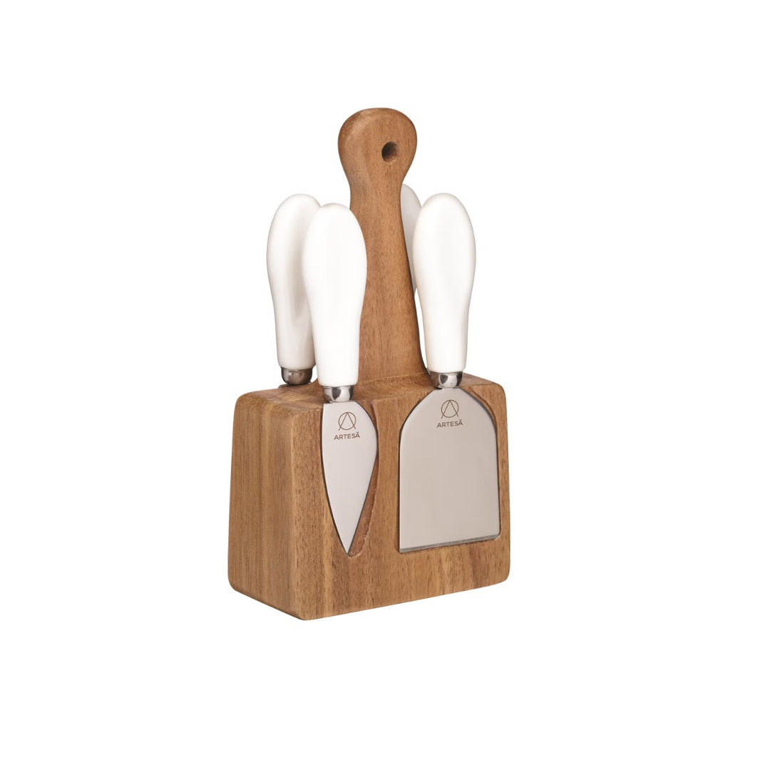Artesà Cheese Knives & Block Set