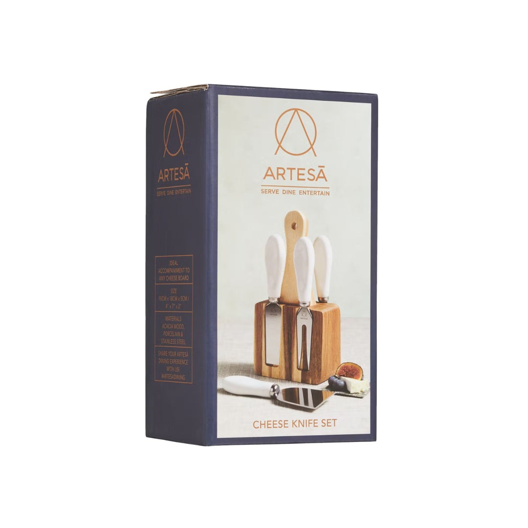 Artesà Cheese Knives & Block Set
