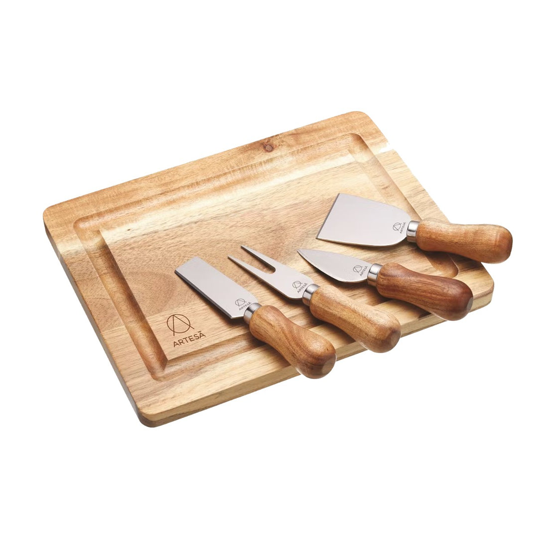 Artesà Cheese Board & Knives Set