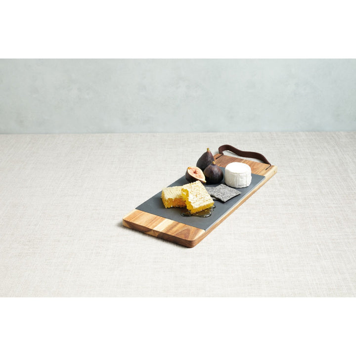 Artesà Acacia Wood & Slate Serving Board