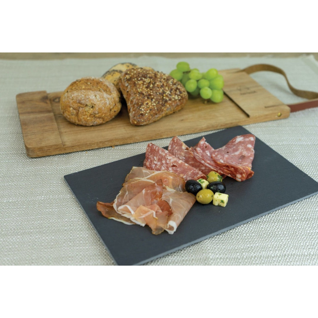 Artesà Acacia Wood & Slate Serving Board