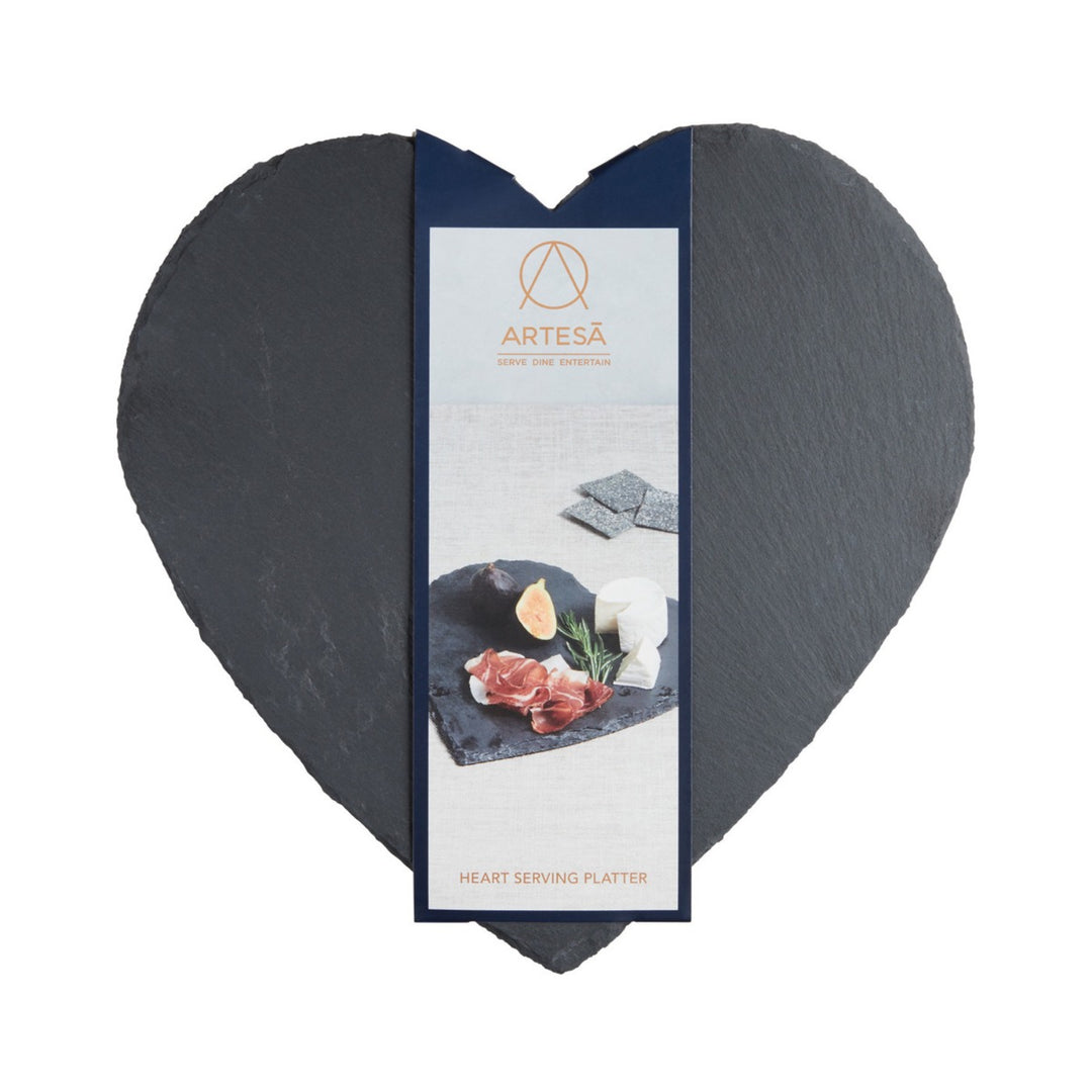 Artesà Slate Heart Shaped Serving Platter