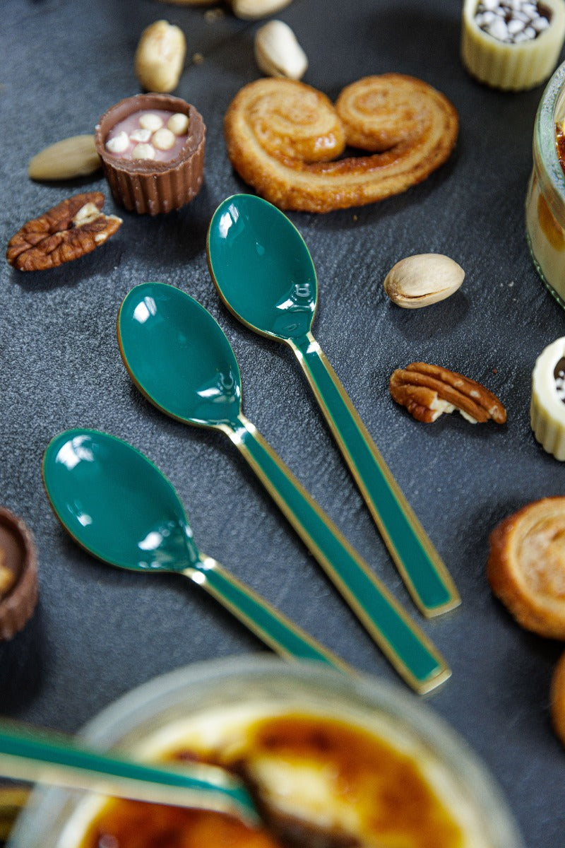 Artesà Green & Gold Teaspoons