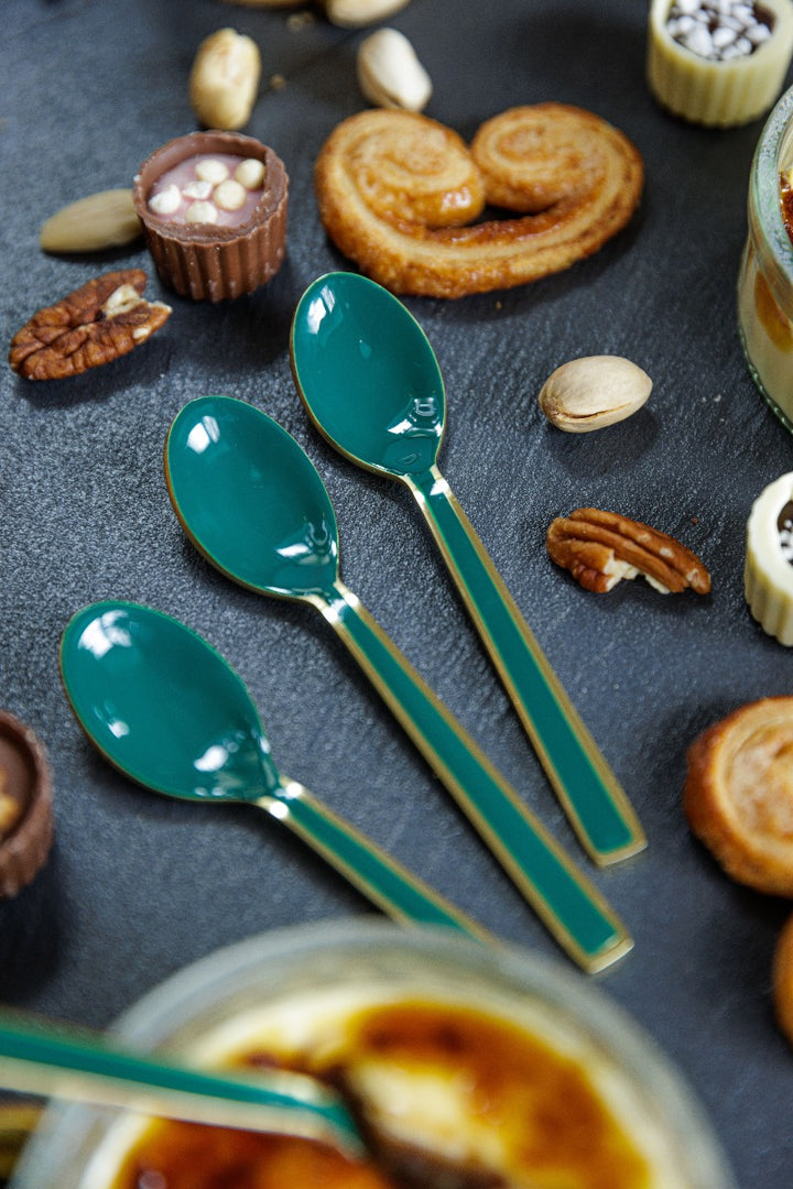 Artesà Green & Gold Teaspoons