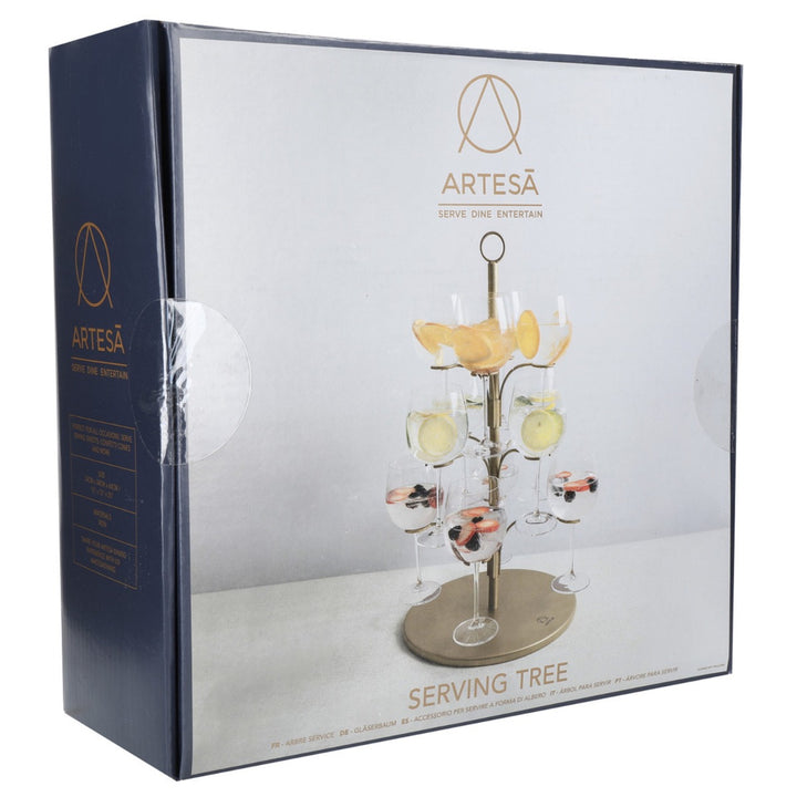 shaped like a tree. Designed for serving drinks glasses or sweet treats.
