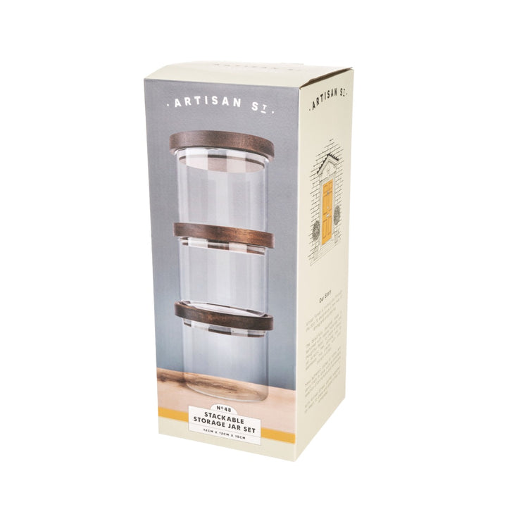 Captivate Artisan Street Stacking Storage Jars