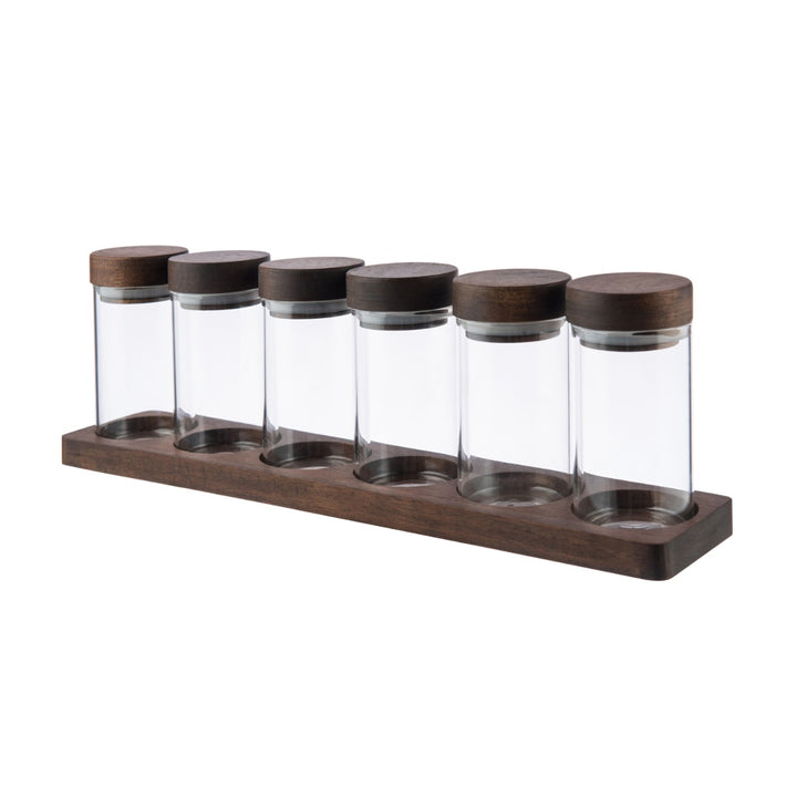 Captivate Artisan Street Spice Jars & Display Board Set