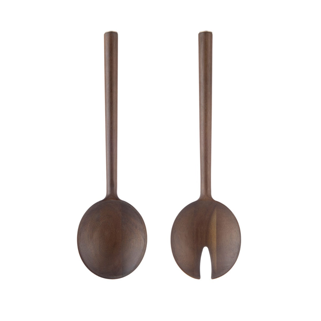 Captivate Artisan Street Acacia Wood Salad Servers