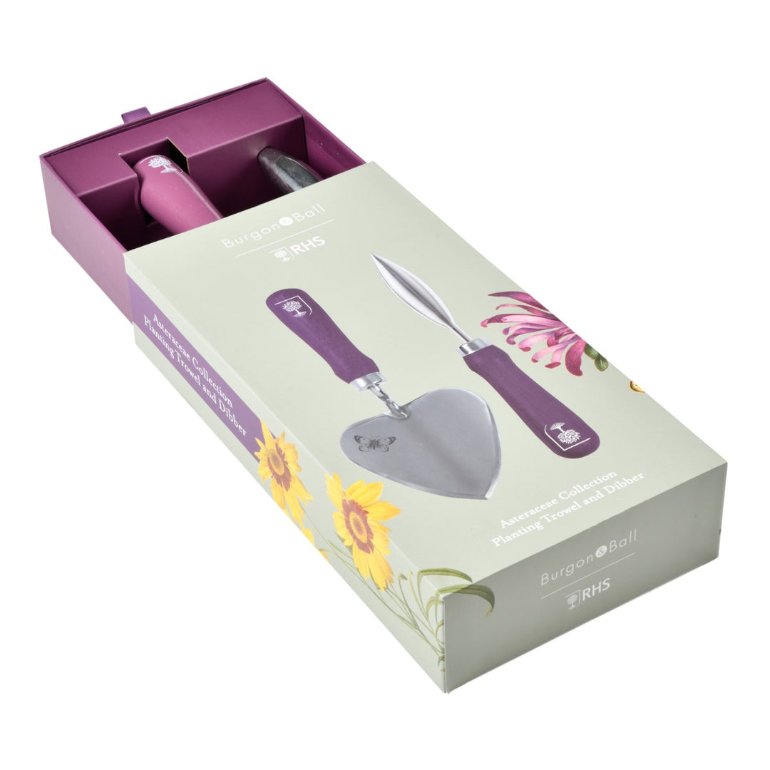 Burgon & Ball Asteraceae Trowel & Dibber Set