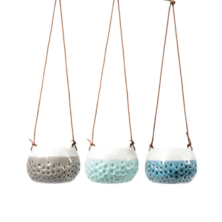 Burgon & Ball Dotty Mini Hanging Pots Set