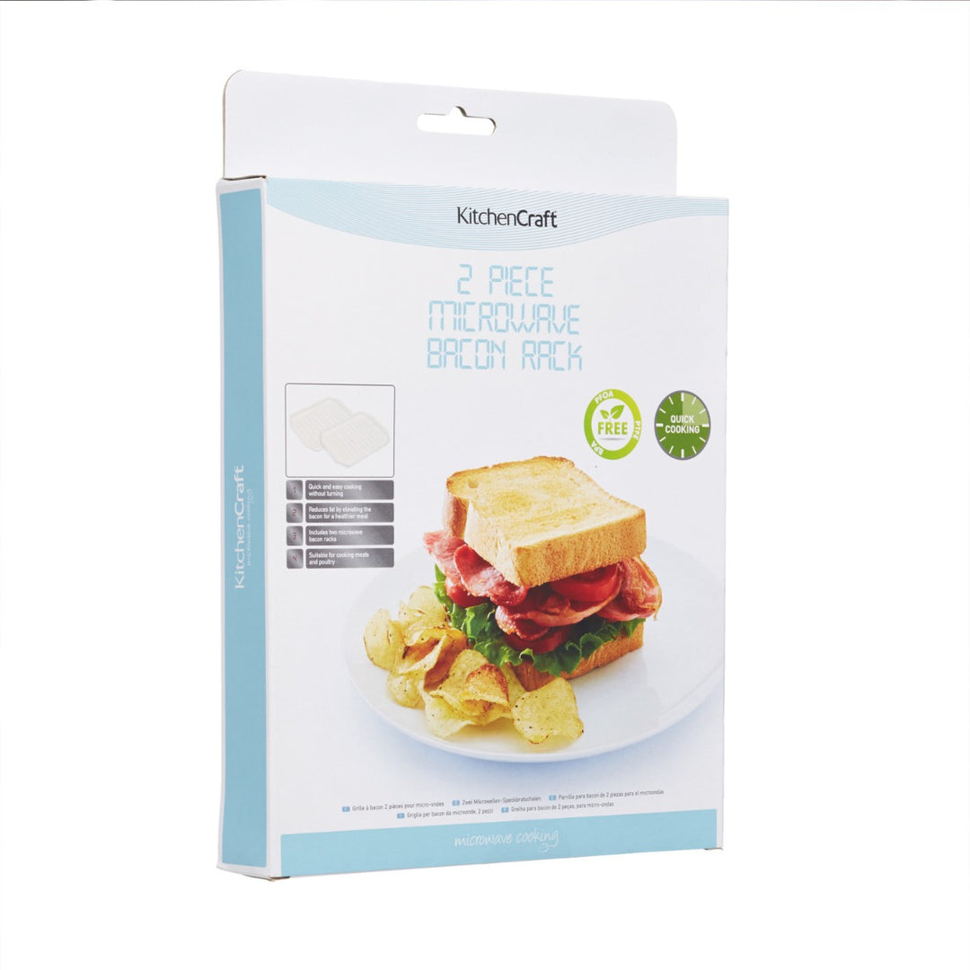 KitchenCraft Microwave Bacon Rack Set