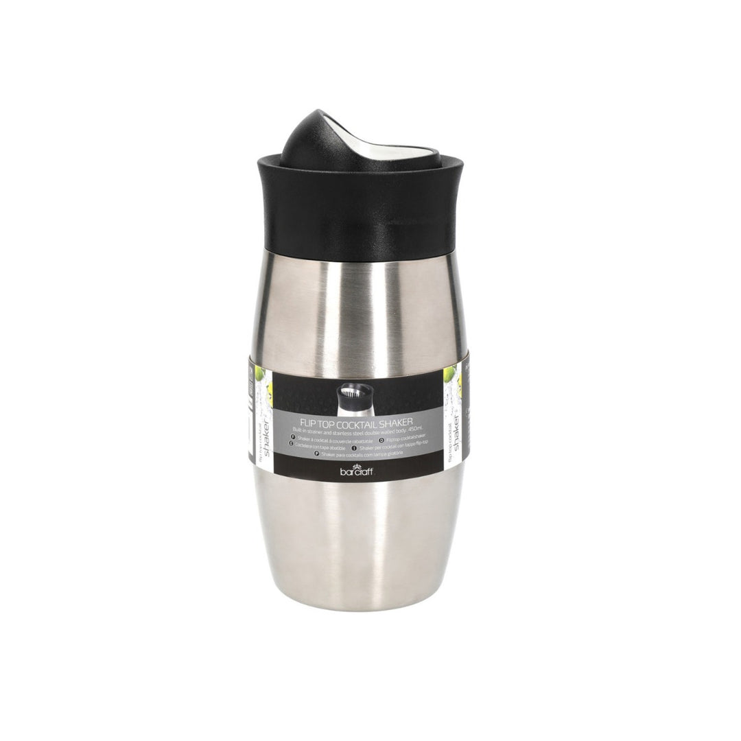 BarCraft Flip Top Cocktail Shaker