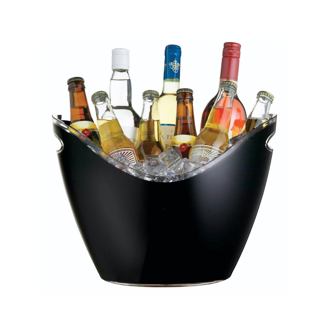 BarCraft Black Acrylic Large Drinks Cooler