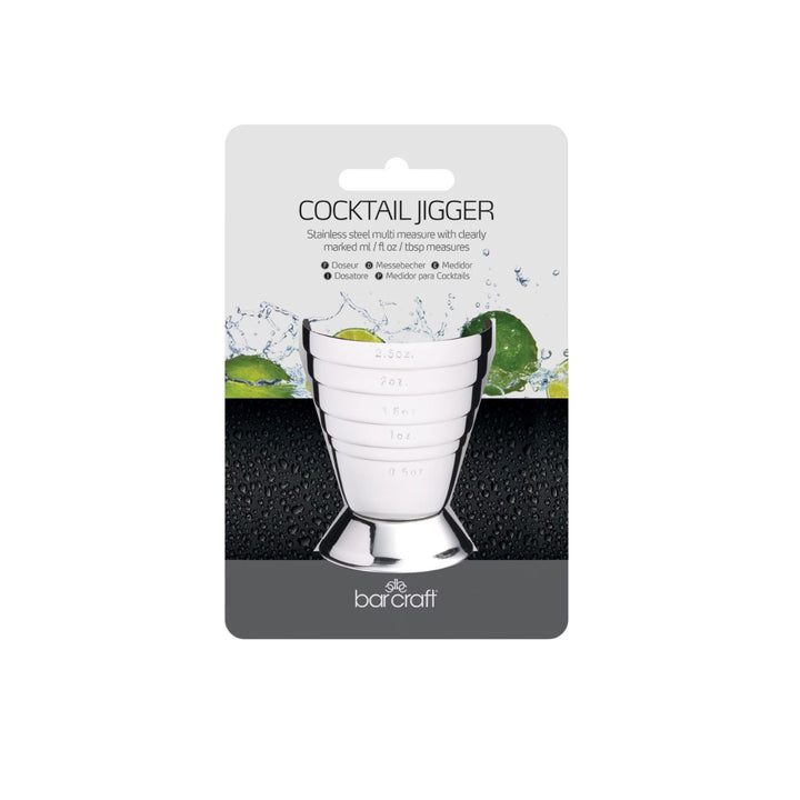 BarCraft Stainless Steel Cocktail Jigger