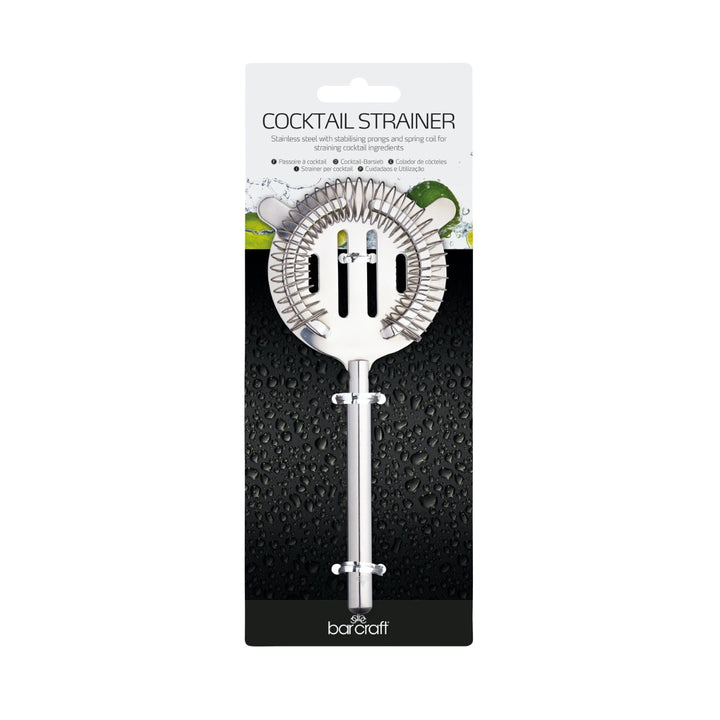 BarCraft Stainless Steel Cocktail Strainer