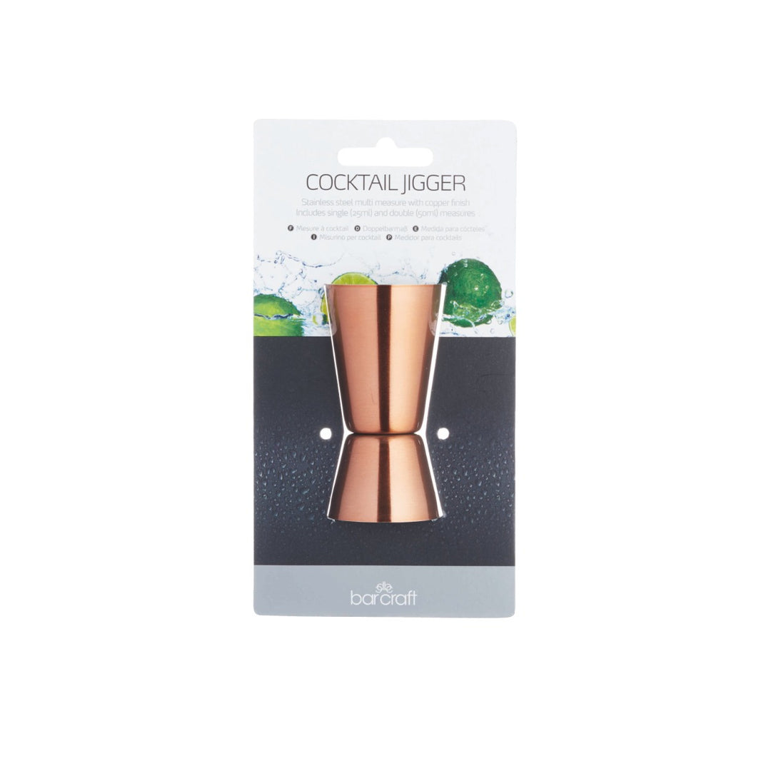 BarCraft Copper Cocktail Jigger