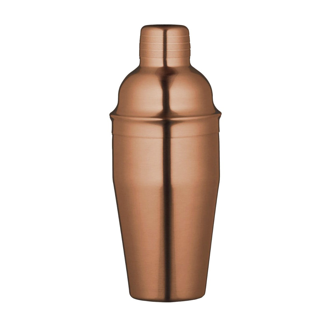 BarCraft Polished Copper Cocktail Shaker