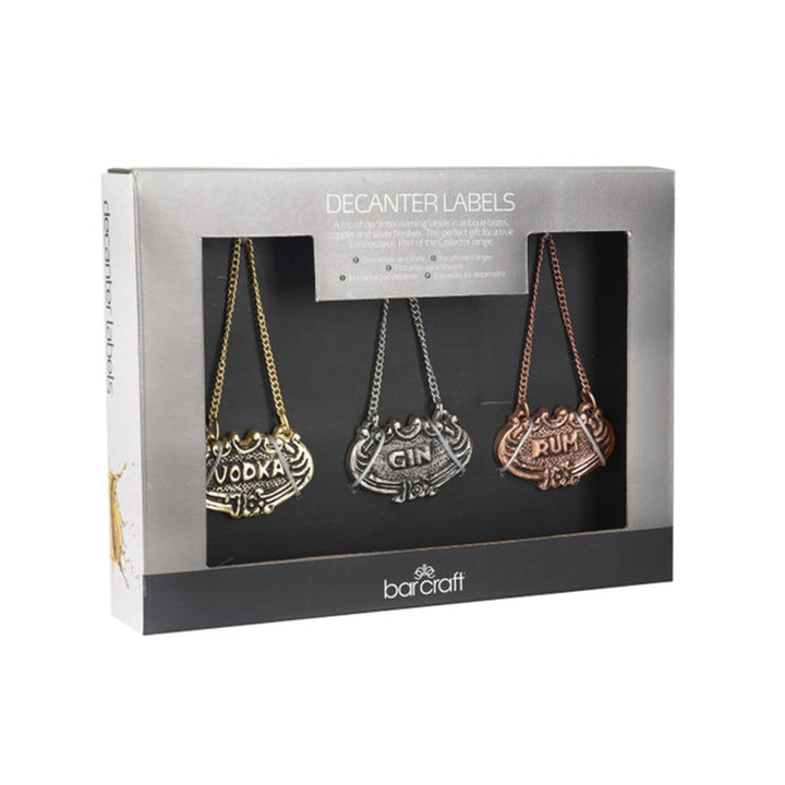  gin and rum made from aluminium in antique-style designs.