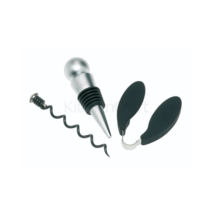 BarCraft Deluxe Lever-Arm Corkscrew Set