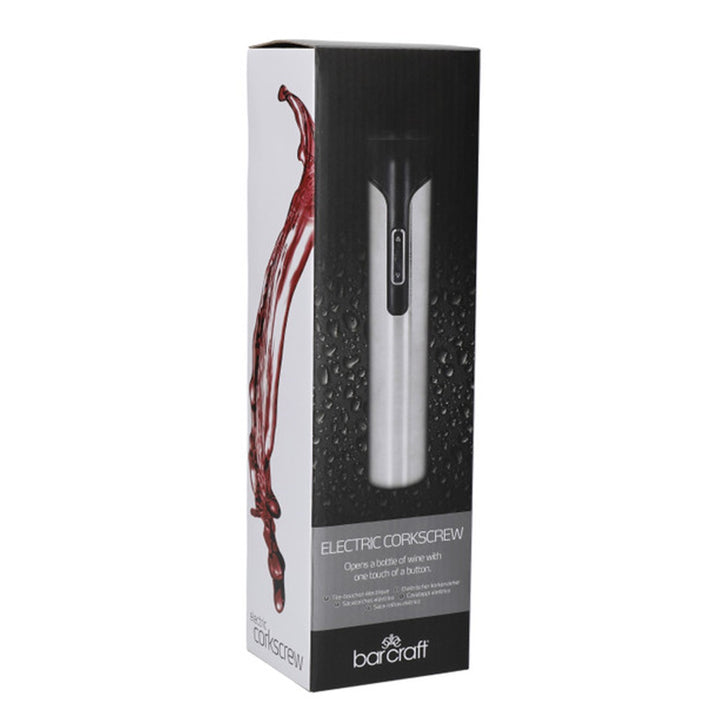 BarCraft Stainless Steel Electric Corkscrew