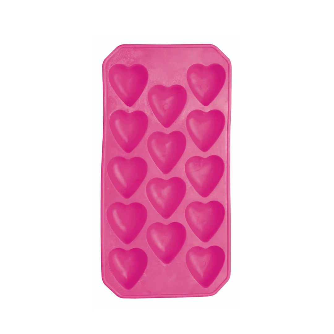 BarCraft Flexible Heart Ice Cube Tray